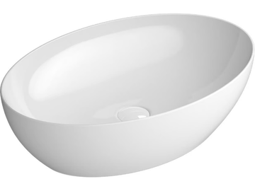PURA 60X42 - Countertop oval washbasin by GSI ceramica - view 2